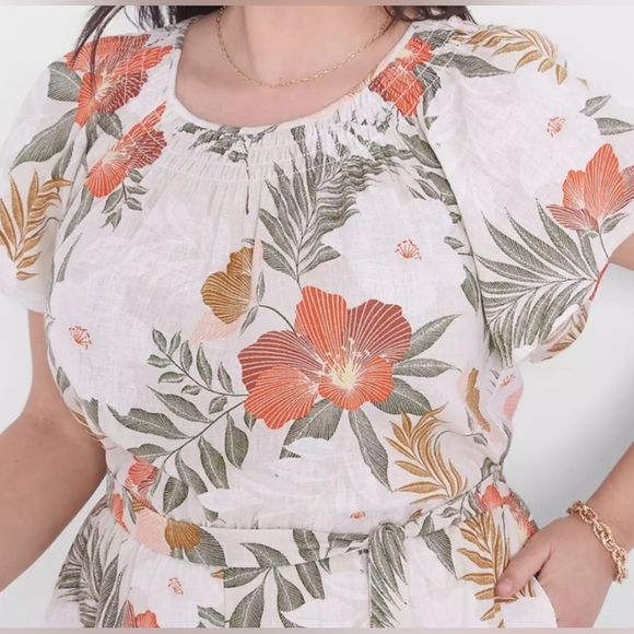 Lane Bryant Hawaiian Pattern Jumper - Picture 3 of 7